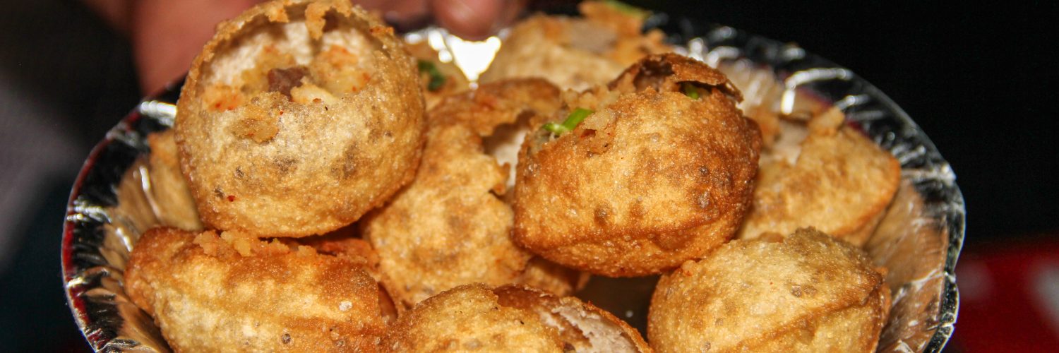 Pani Puri - Indian Snack Food